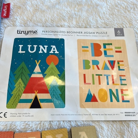 Tinyme Luna Name Puzzle - Picture 5 of 6